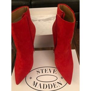 Steve Madden Dani red boot